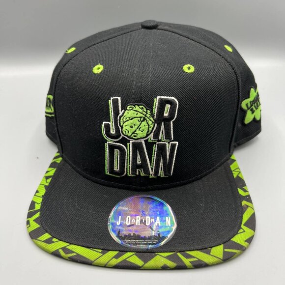 Air Jordan Hat‎ Men Black Green Mad as a Mars Hare Jumpman Strap Back Cap